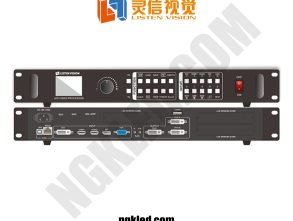 ویدیو پروسسور Listen VXP1000 یک دستگاه پردازش تصویر حرفه‌ای است که برای استفاده در محیط‌های تخصصی و پروژه‌های بزرگ نمایشی طراحی شده است. این دستگاه قادر است تصاویر را با رزولوشن‌های بسیار بالا از جمله 4K و 2K پردازش کرده و برای مدیریت نمایشگرهای چندگانه مانند ویدئو وال‌ها و نمایشگرهای بزرگ کاملاً مناسب است.