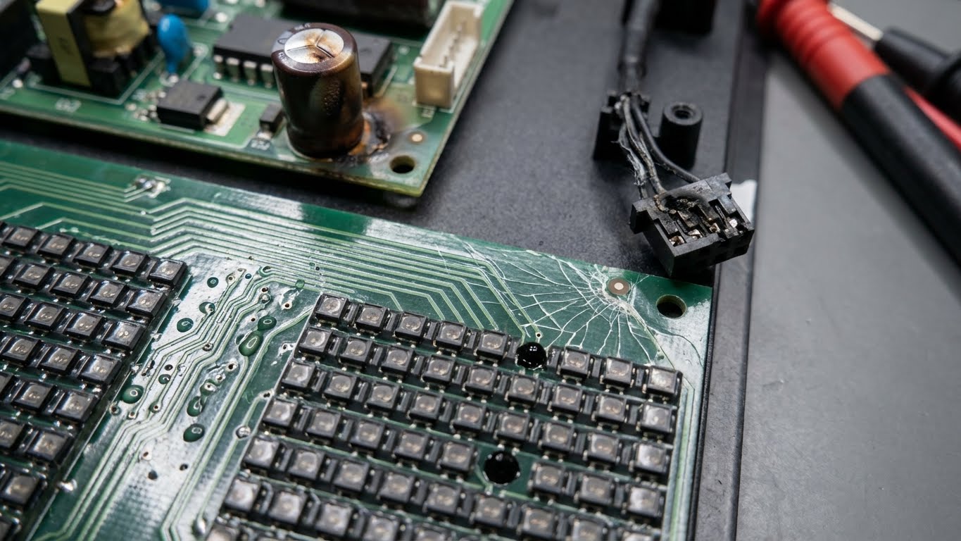 مشکالات روشن‌نشدن LED و دلایل آن آیا تا به حال با مشکل روشن‌نشدن ال‌ای‌دی‌های خود مواجه شده‌اید؟ در این مقاله به بررسی ۷ دلیل اصلی این مشکل و راهکارهای تخصصی رفع آن می‌پردازیم.