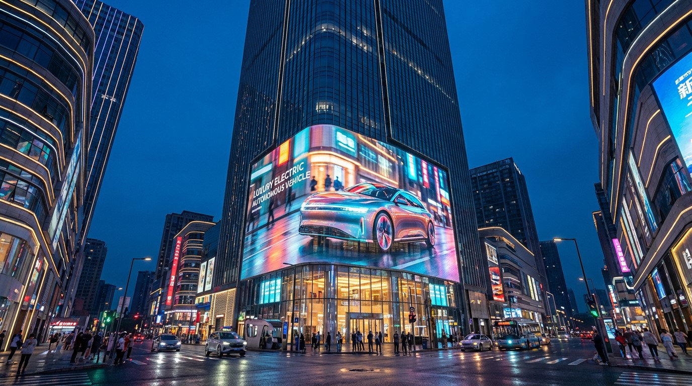 صفحه نمایش شفاف MicroLED | نورگستران کادوس | تلویزیون شهری و تابلو led
